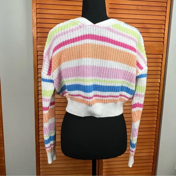 Jessica Simpson Multicolor Striped Cardigan - Picture 5 of 7